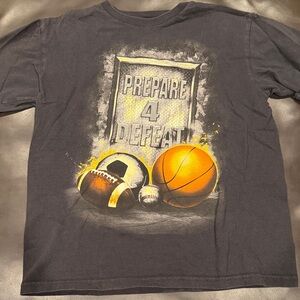 Black Sports Graphic Youth T-Shirt